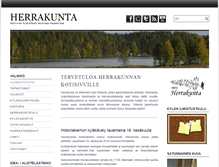 Tablet Screenshot of herrakunta.fi